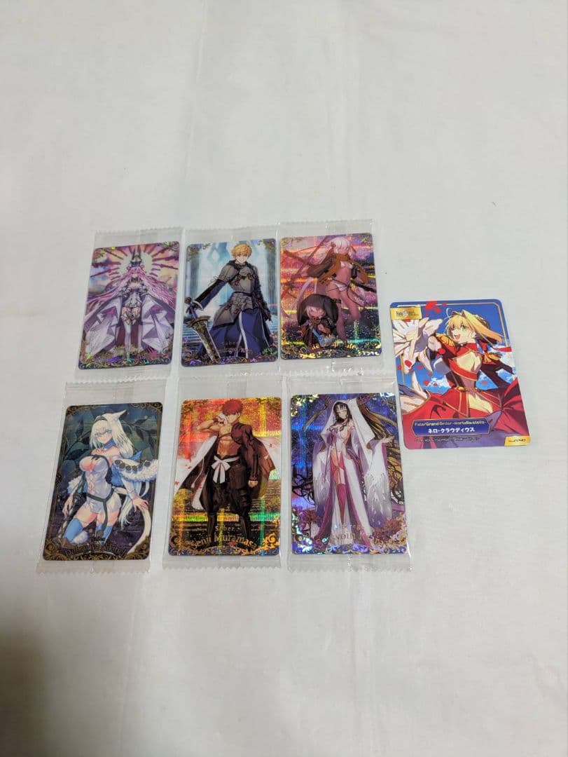 Fate/stay night DVD 全8巻まとめ、と、おまけカード７枚付き
