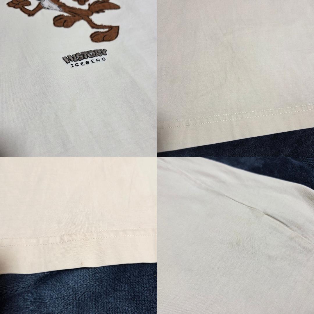 【✨希少✨】ICEBERG ワイリーコヨーテ XXL Tシャツ 刺繍 2002年