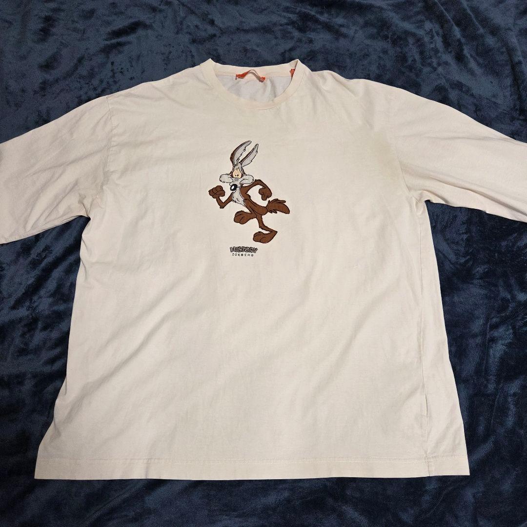 【✨希少✨】ICEBERG ワイリーコヨーテ XXL Tシャツ 刺繍 2002年