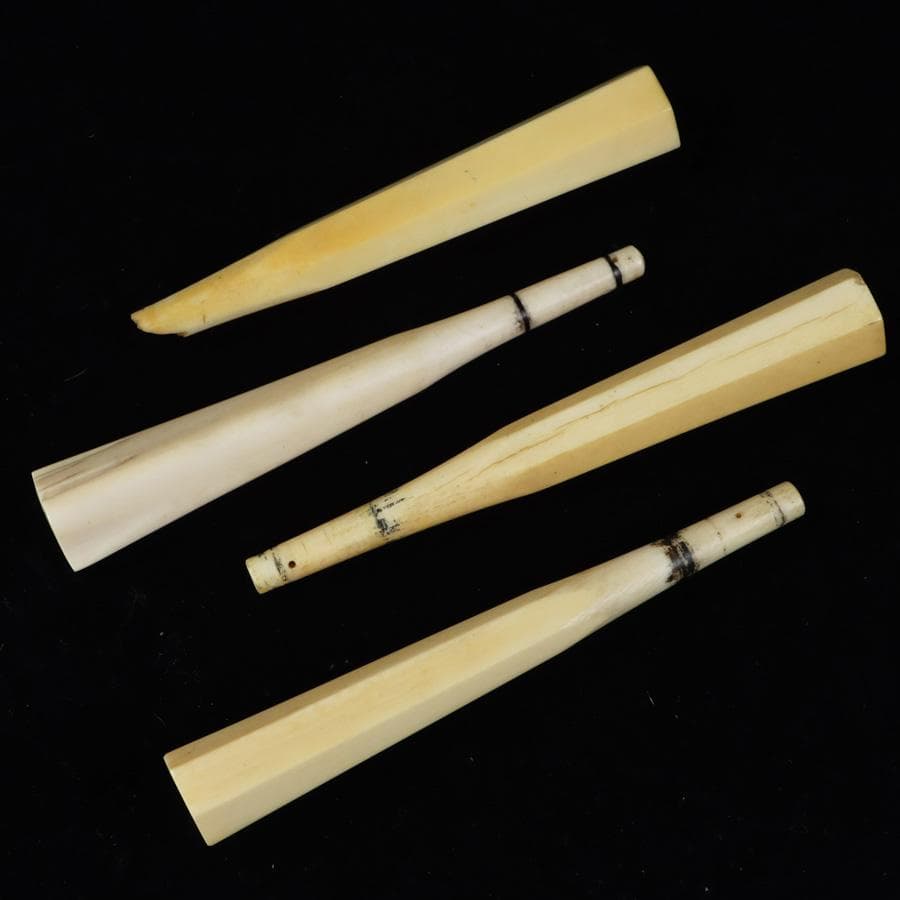 Y2892-20 高級 三味線用 糸巻き 4本セット 総重量99.8g