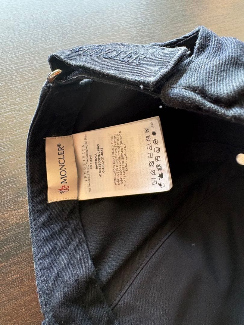 BACKDRAFTBEER_MONCLER ネイビー キャップ