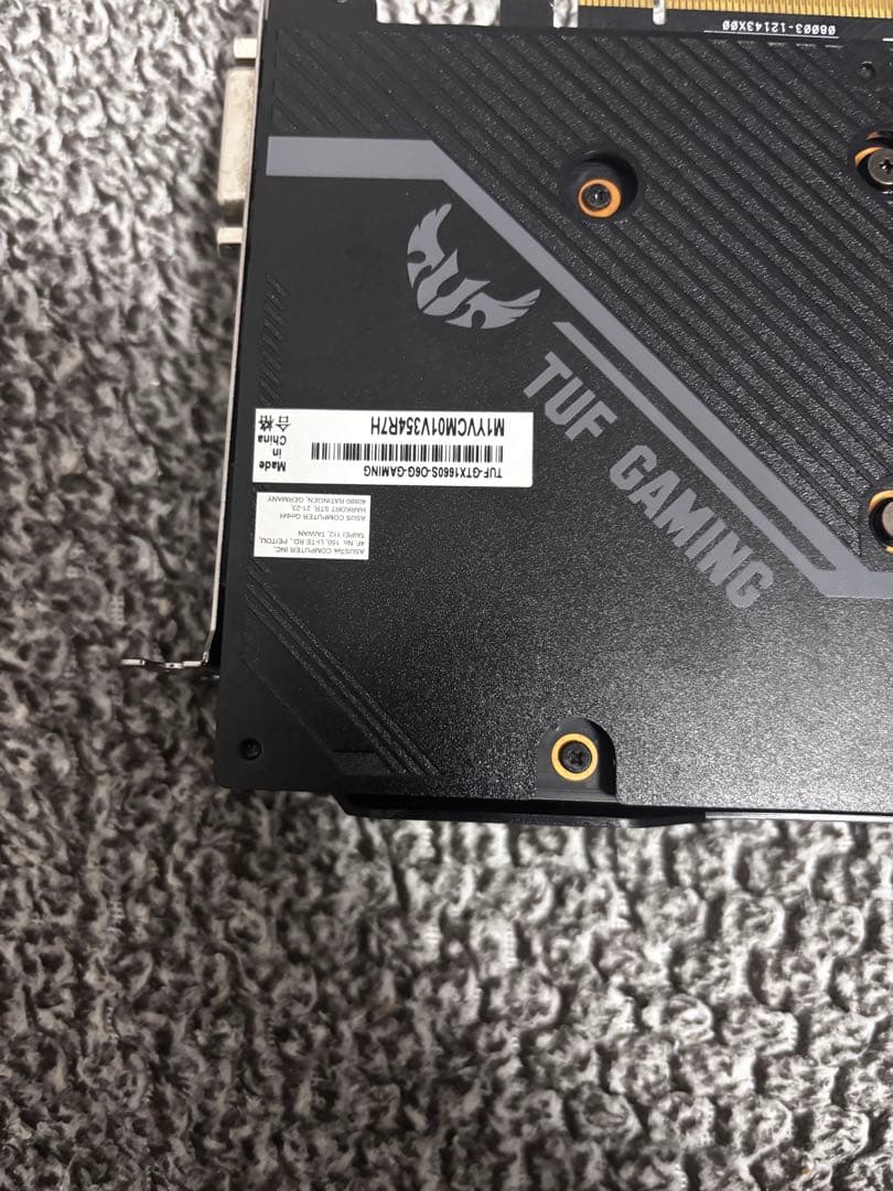 グラフィックボード・グラボ・ビデオカード ASUS TUF GAMGNG GeForce GTX1660 super