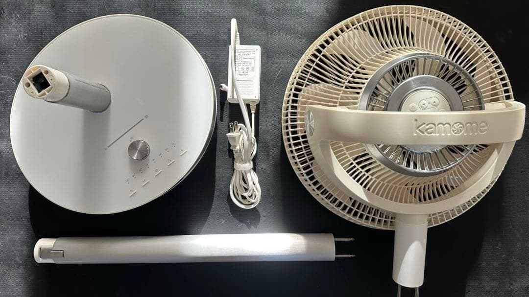 [中古]kamomefan首振り扇風機FKLR-302D-WH2016年製