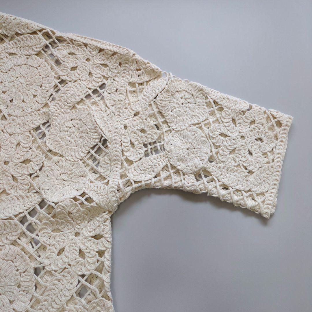 未使用 25年 Rie Miller 洗える レース刺繍 ボレロ ノーリーズ