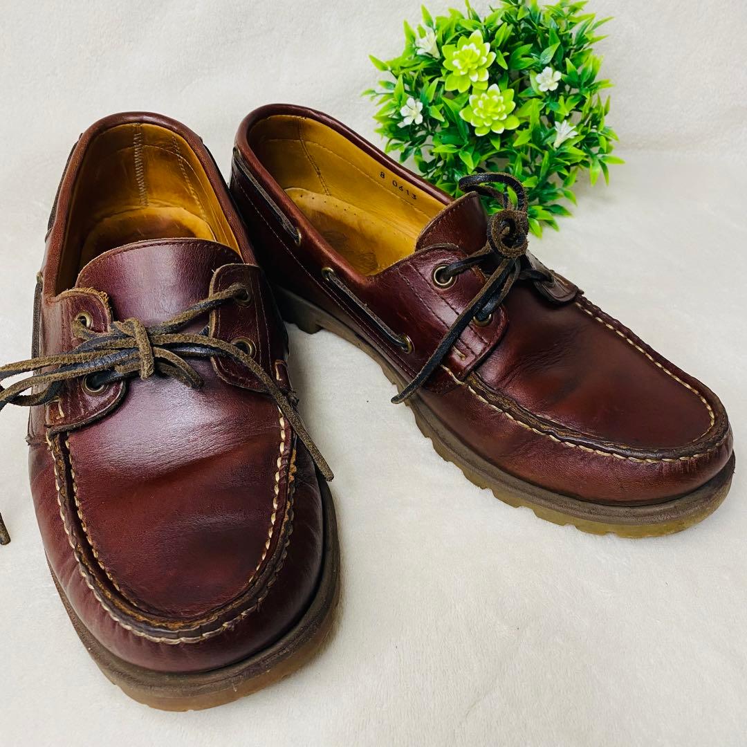 パラブーツ　PARABOOT　デッキシューズ　バース ブラウン 8 27cm