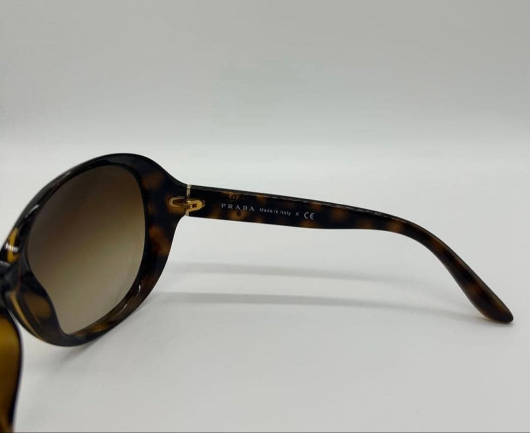 【美品】PRADA サングラス SPR040 ケース付 鼈甲×ブラウン系