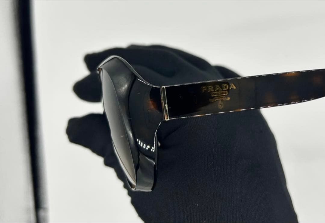 【美品】PRADA サングラス SPR040 ケース付 鼈甲×ブラウン系