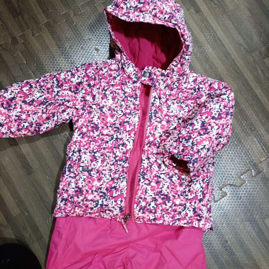 【美品】コロンビア　スキーウェア上下セット　100センチ　3T　女の子