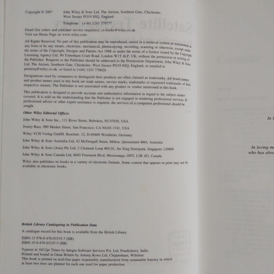 洋書 Satellite Technology Principles