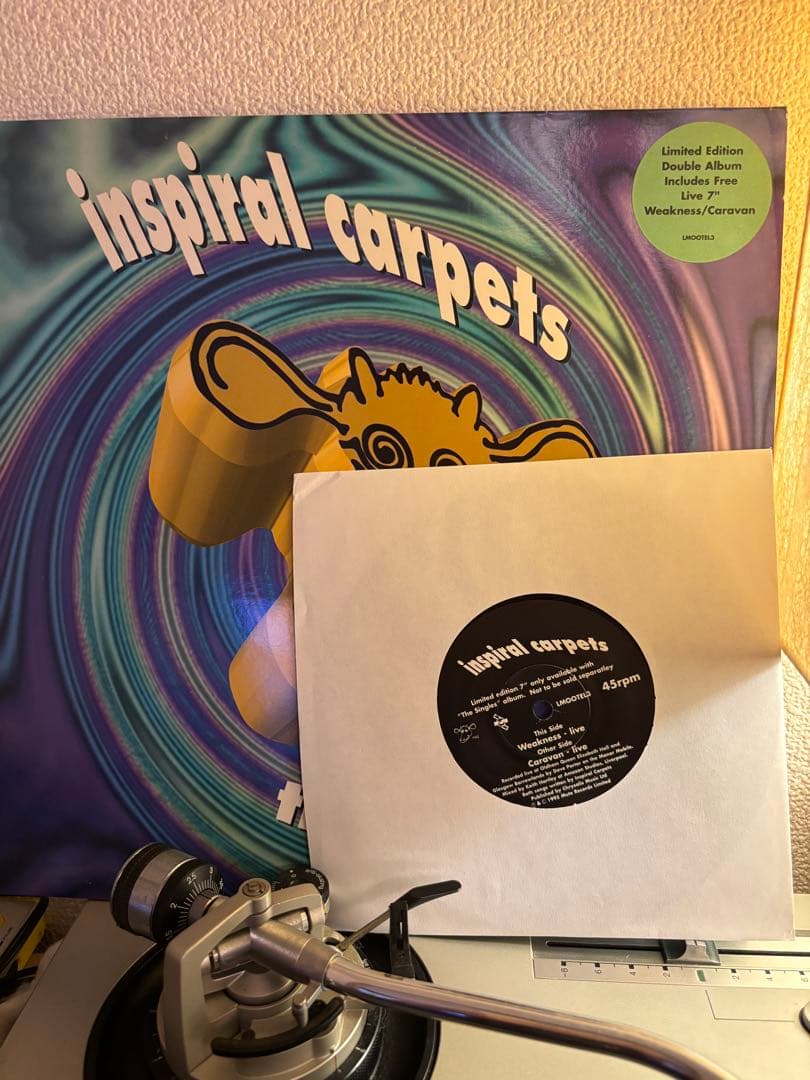 Inspiral Carpets - The Singles レコード　美品