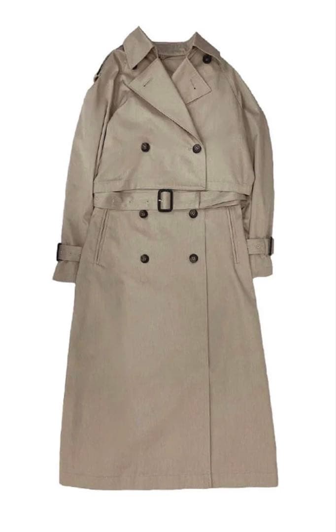 【美品】anuans【23ver.】3wayトレンチコート （BEIGE）