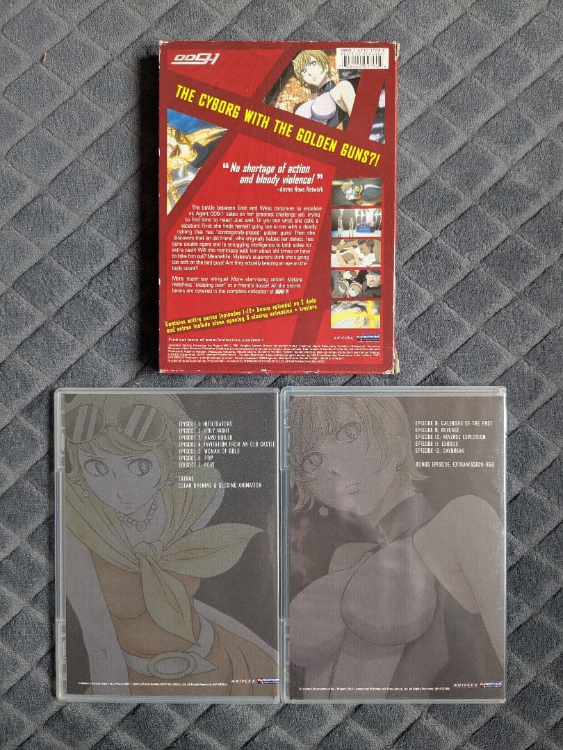 009-1 DVD BOX 2枚組 北米版 全12話+ボーナスエピソード 完結