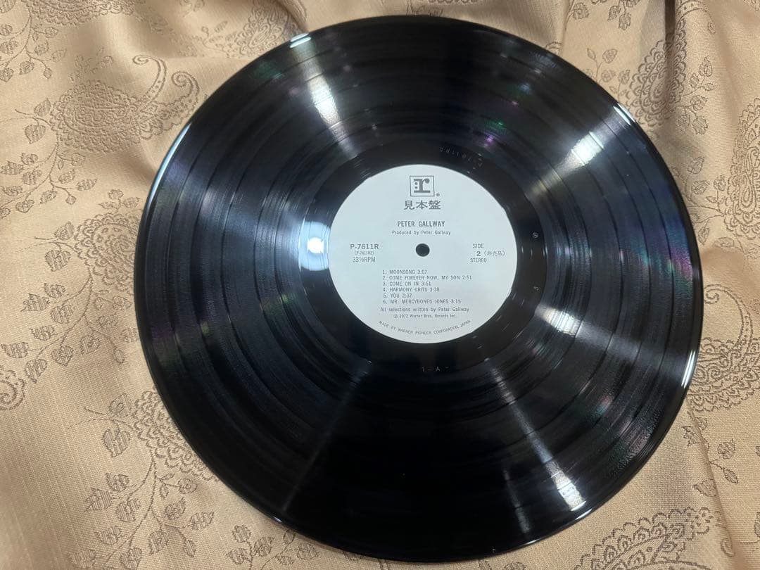 【貴重プロモ】Peter Gallway 帯付きレコード