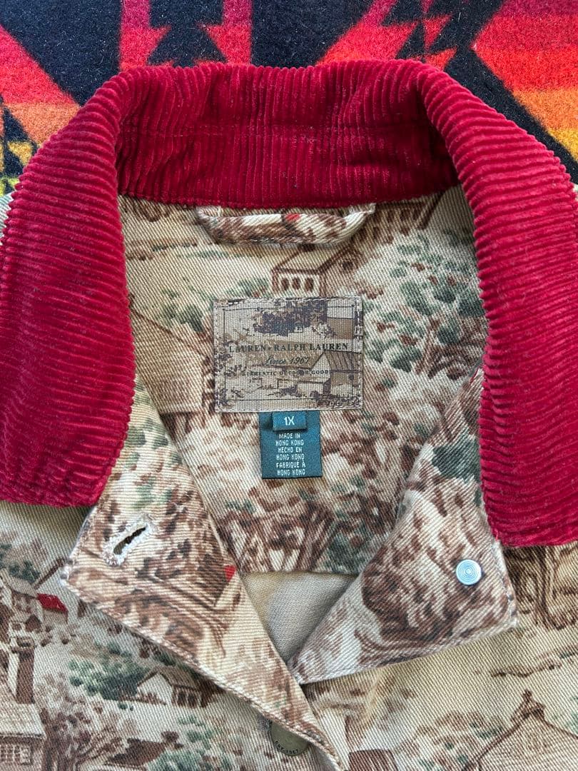 Ralph Lauren 総柄カバーオール トワルドジュイ風