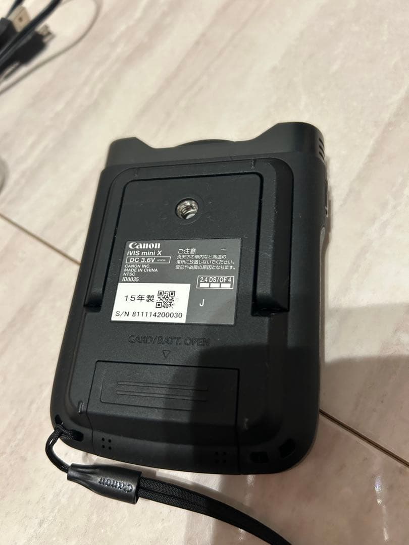 ビデオカメラ Canon iVIS mini x