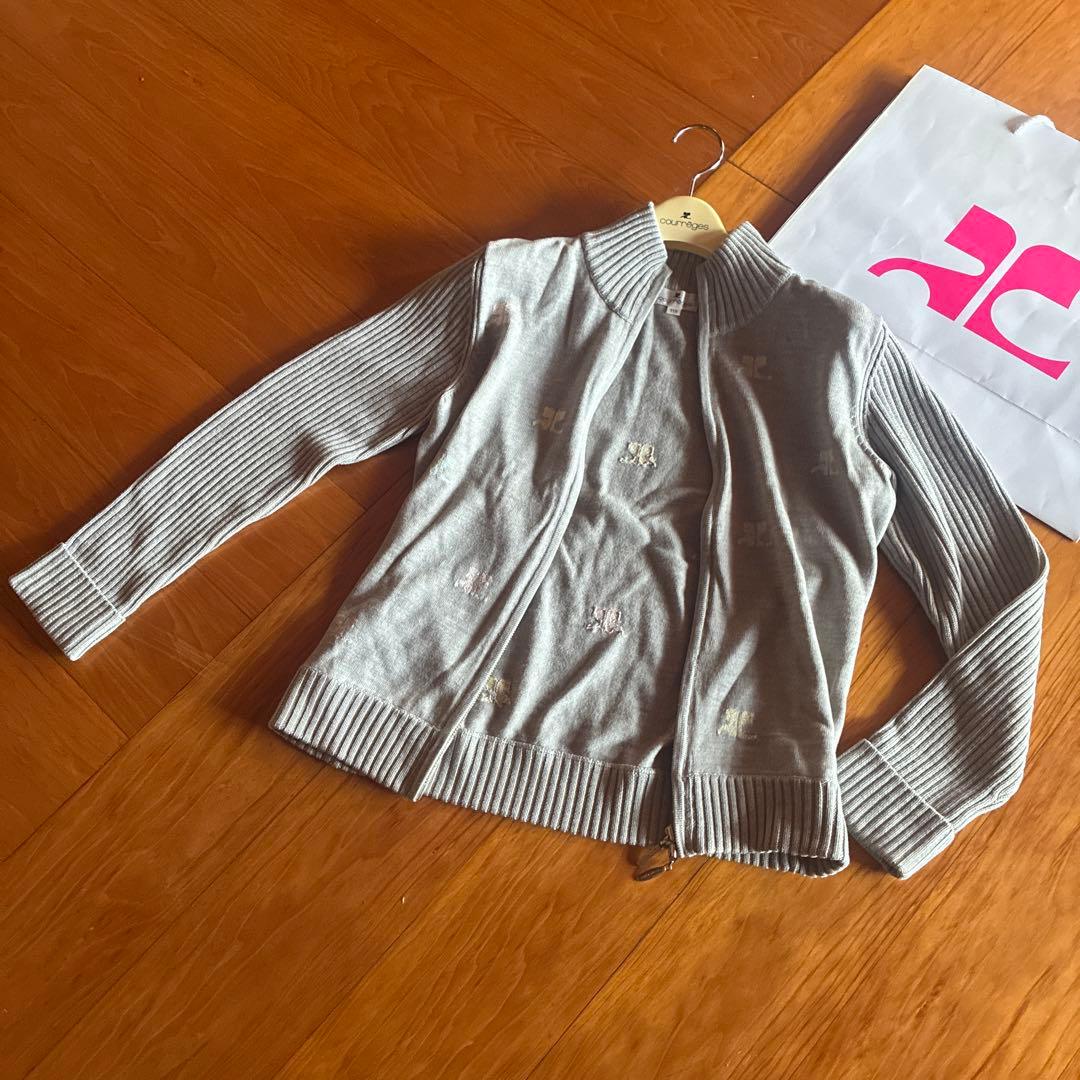専用です❤️courrèges グレー カーディガン