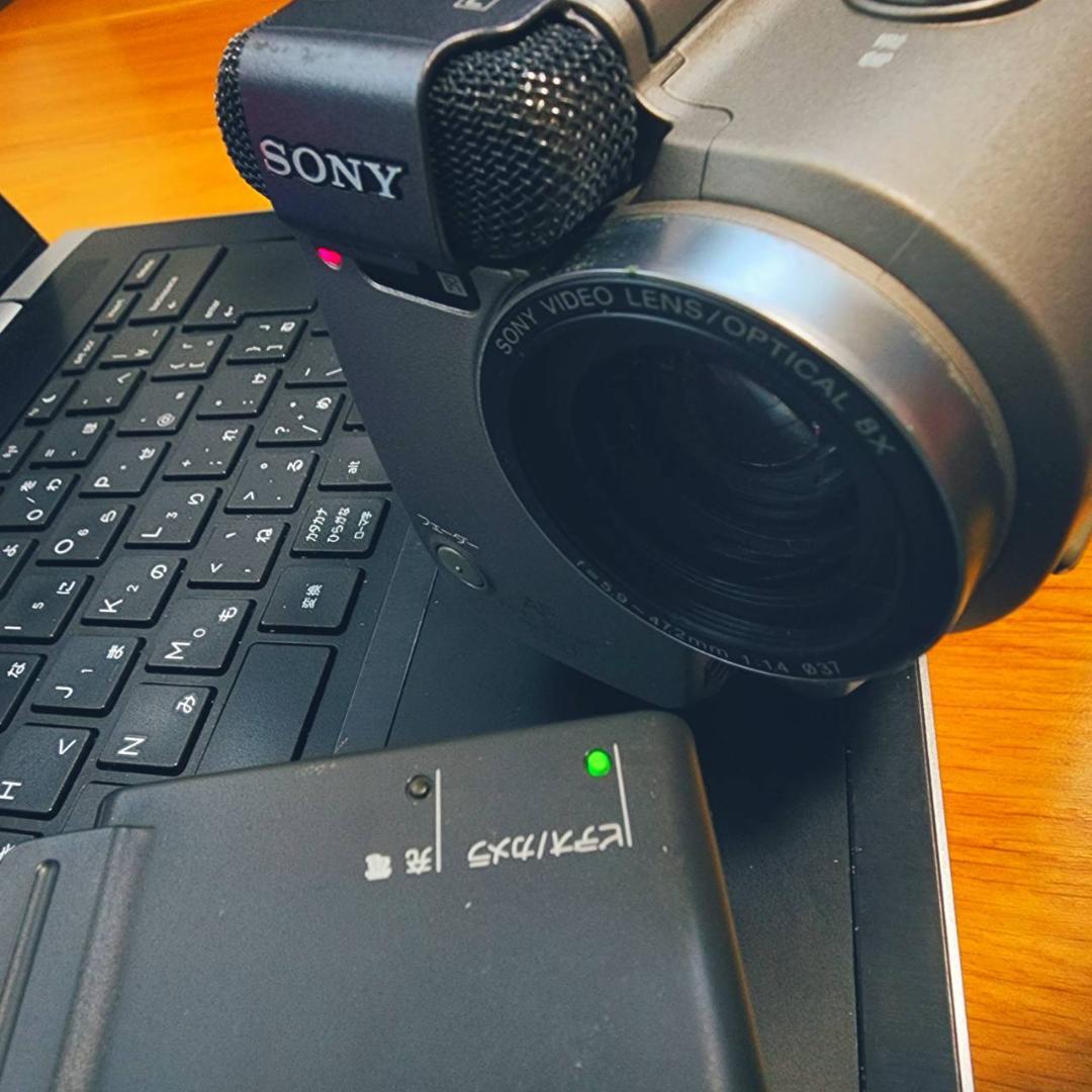 【動作確認済】 SONY Hi8 高画質 ビデオカメラ AC アダプター セット