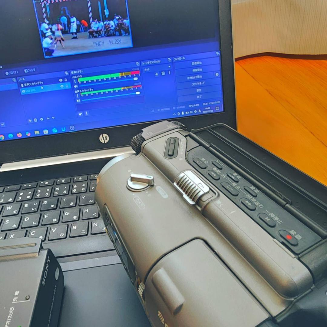 【動作確認済】 SONY Hi8 高画質 ビデオカメラ AC アダプター セット