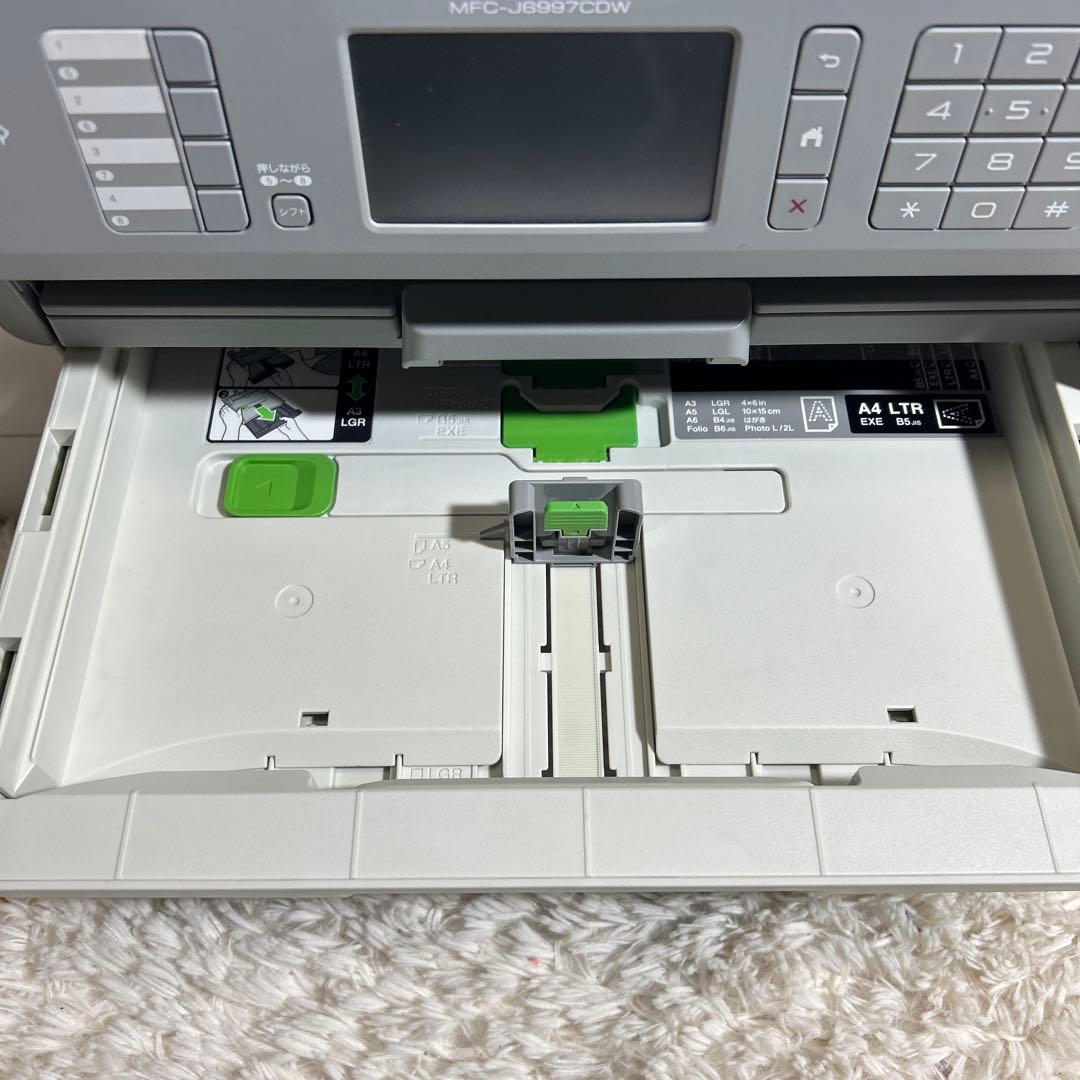 【美品】ブラザー プリンター A3インクジェット複合機 MFC-J6997CDW