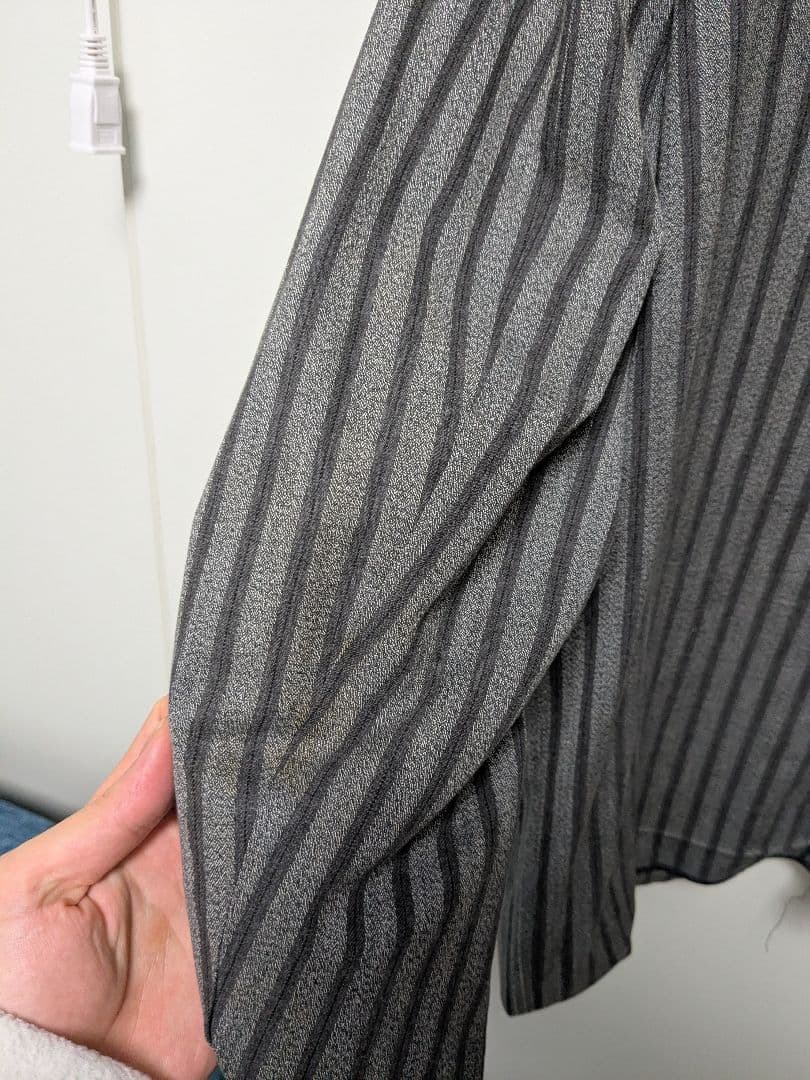 COMME des GARCONS HOMME コットンストライプジャケット