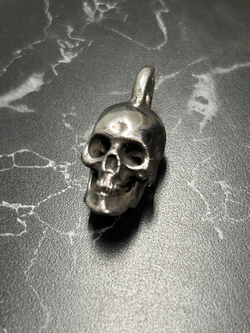 [3-R] SV925 / ハンドメイド SKULL ペンダントトップ スカル