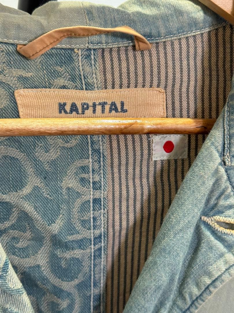 KAPITAL パッチワーク カバーオール デニム ジャケット