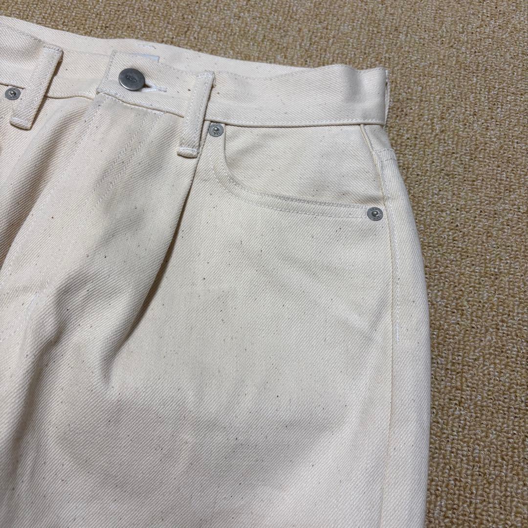 SEA Wasabi Denim ウエストタックテーパードデニムパンツ 完売品