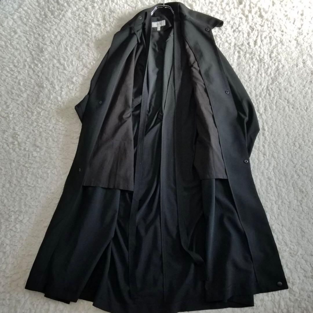 美品✨HYKE STRETCH TROPICAL MILITARY COAT