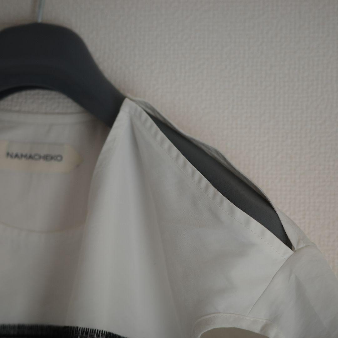 トップス NAMACHEKO - stitch border T shirt -