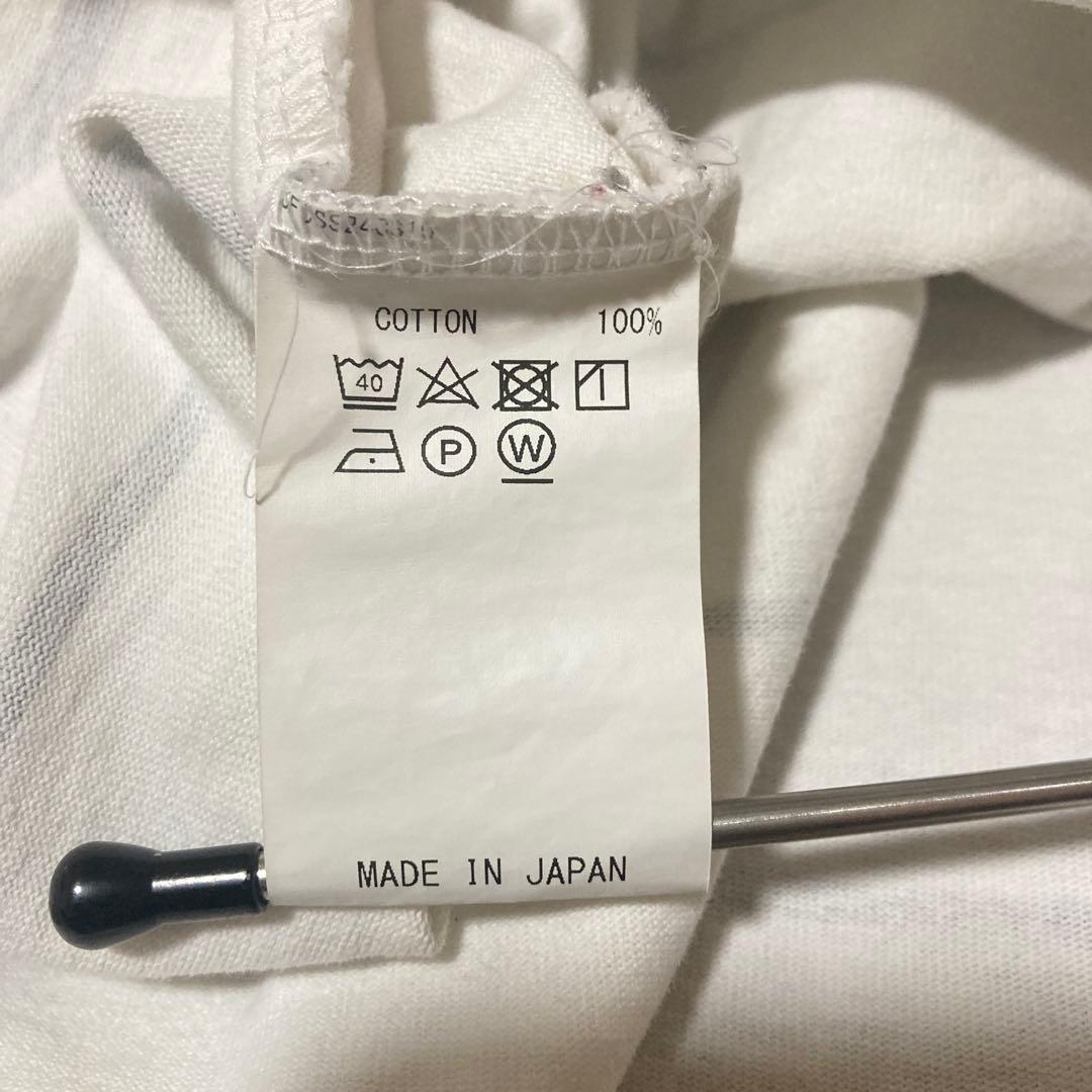 【人気】S.F.C ワイドサイドストライプTシャツ 半袖 L ビッグシルエット