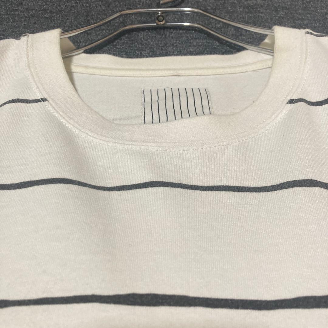 【人気】S.F.C ワイドサイドストライプTシャツ 半袖 L ビッグシルエット