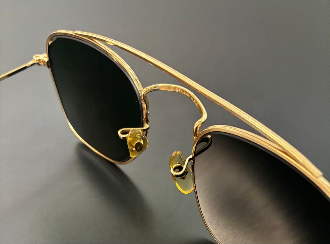 【希少美品】80s RAY-BAN B&L W1344 48□18 砂打ち