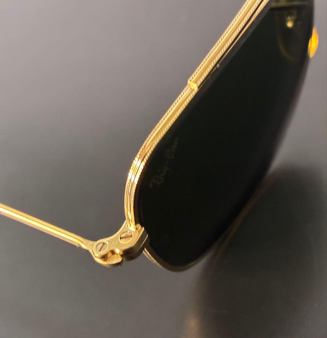 【希少美品】80s RAY-BAN B&L W1344 48□18 砂打ち