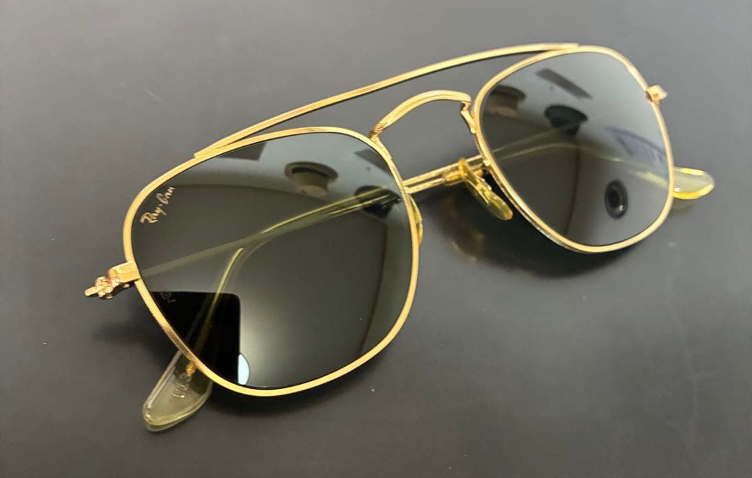 【希少美品】80s RAY-BAN B&L W1344 48□18 砂打ち
