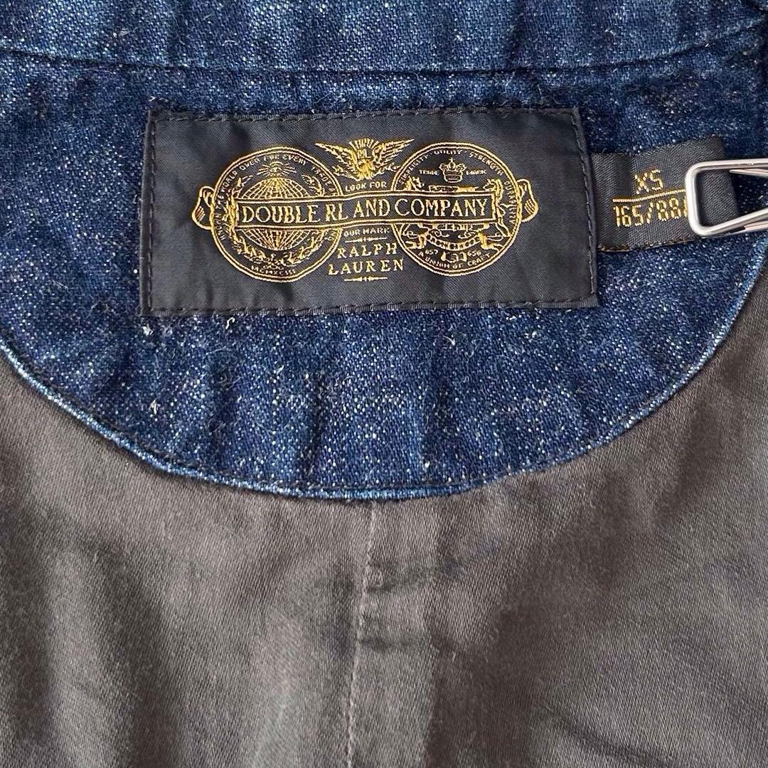 RRL ダブルアールエル　デニムベスト　インディゴ　コットンヘンプ