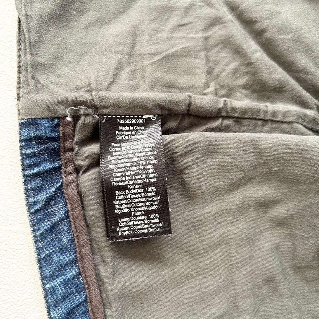 RRL ダブルアールエル　デニムベスト　インディゴ　コットンヘンプ