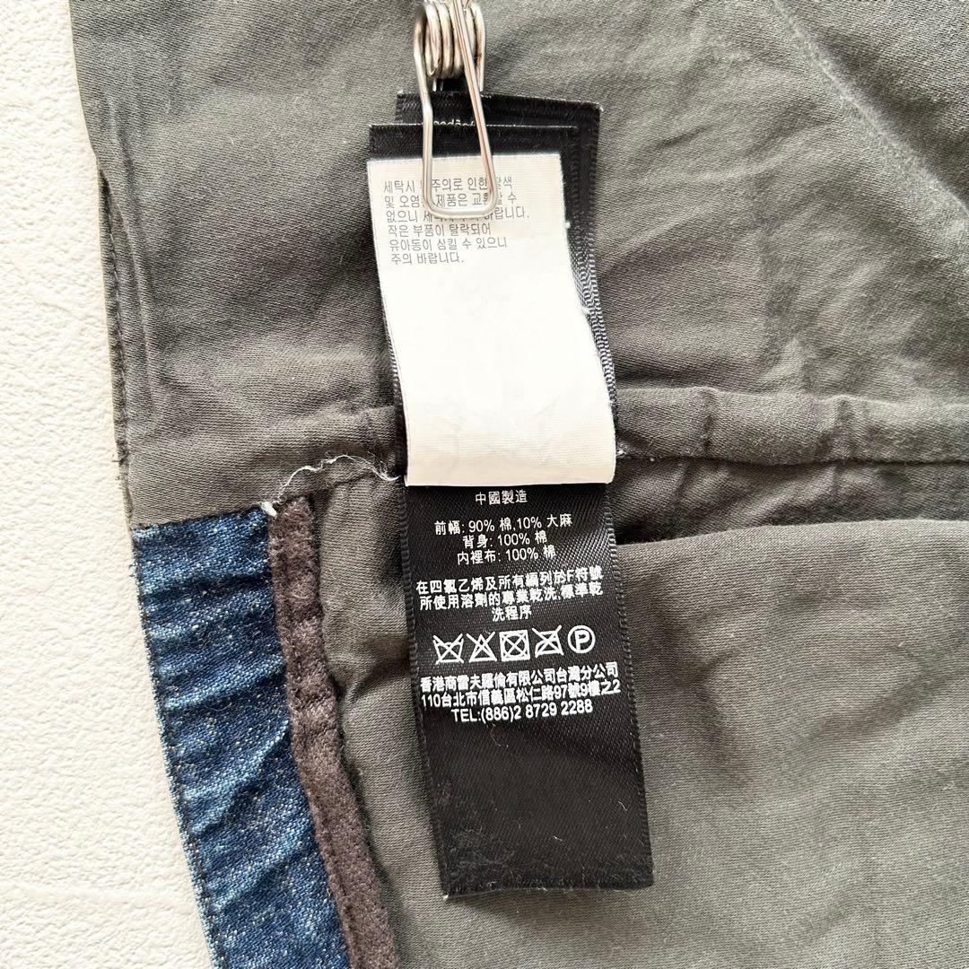 RRL ダブルアールエル　デニムベスト　インディゴ　コットンヘンプ