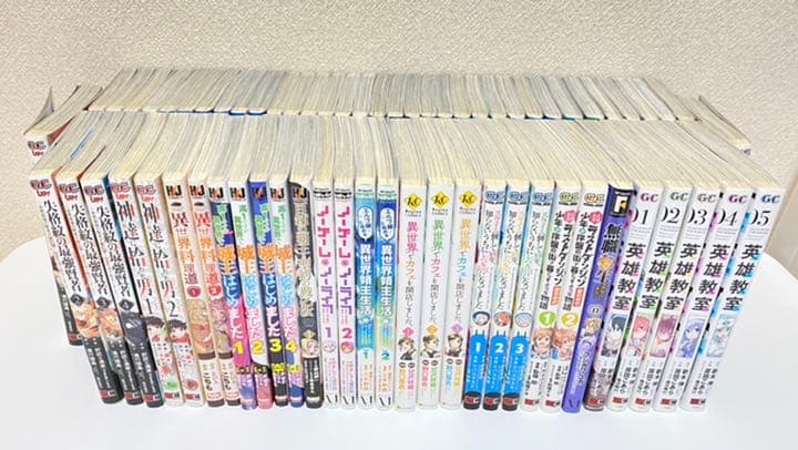 圧倒的お買得‼️異世界シリーズ等含むアニメ化多数19作品60巻‼️まとめ売り❗️