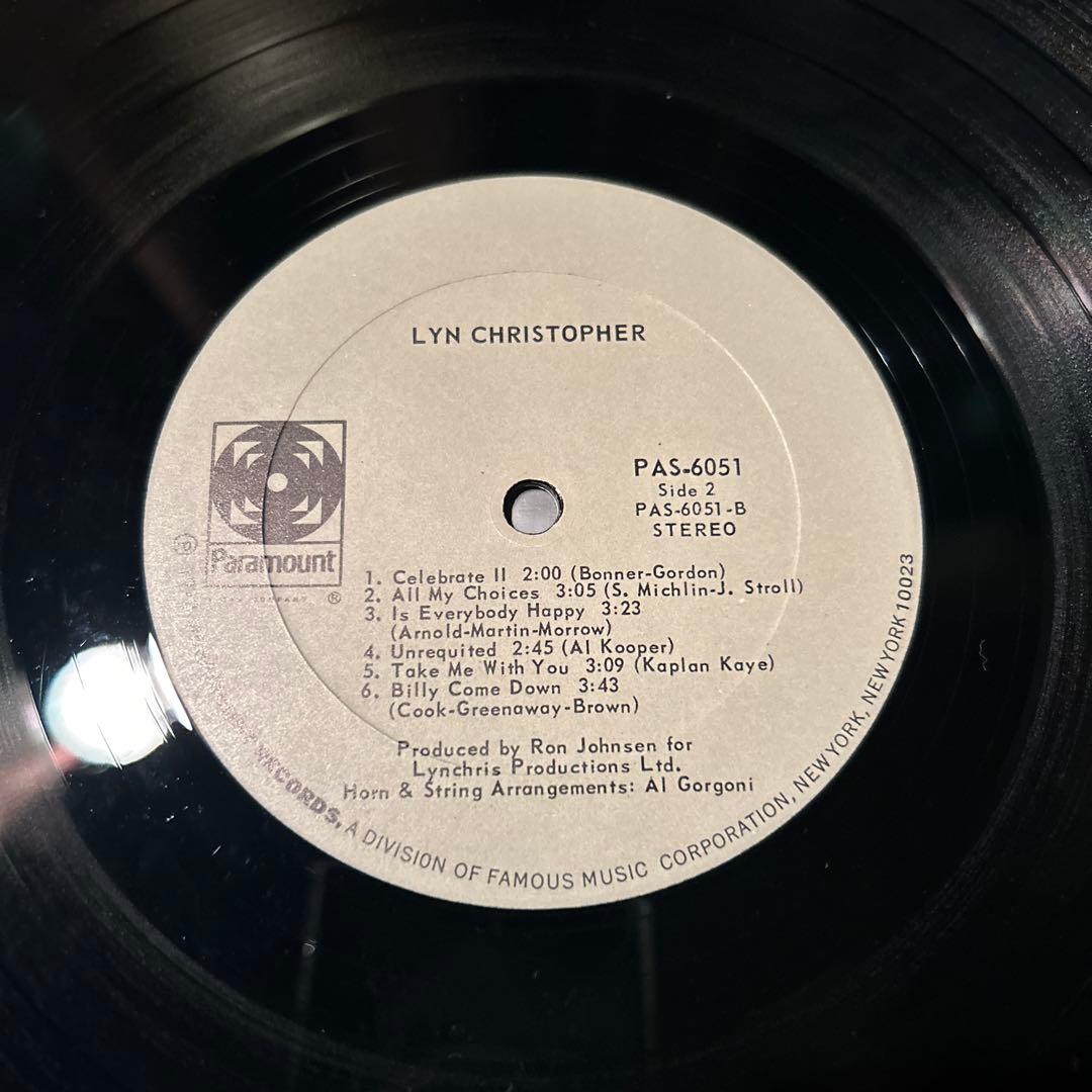 Lyn Christopher - same プロモーション盤 LP