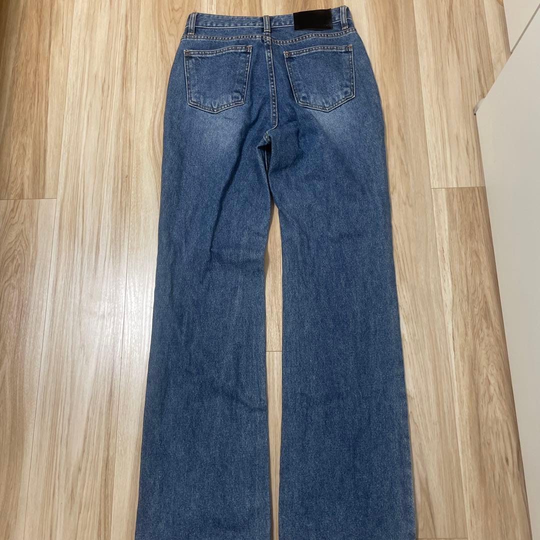 パンツ OHOTORO susan flared jeans Blue/M (Long)