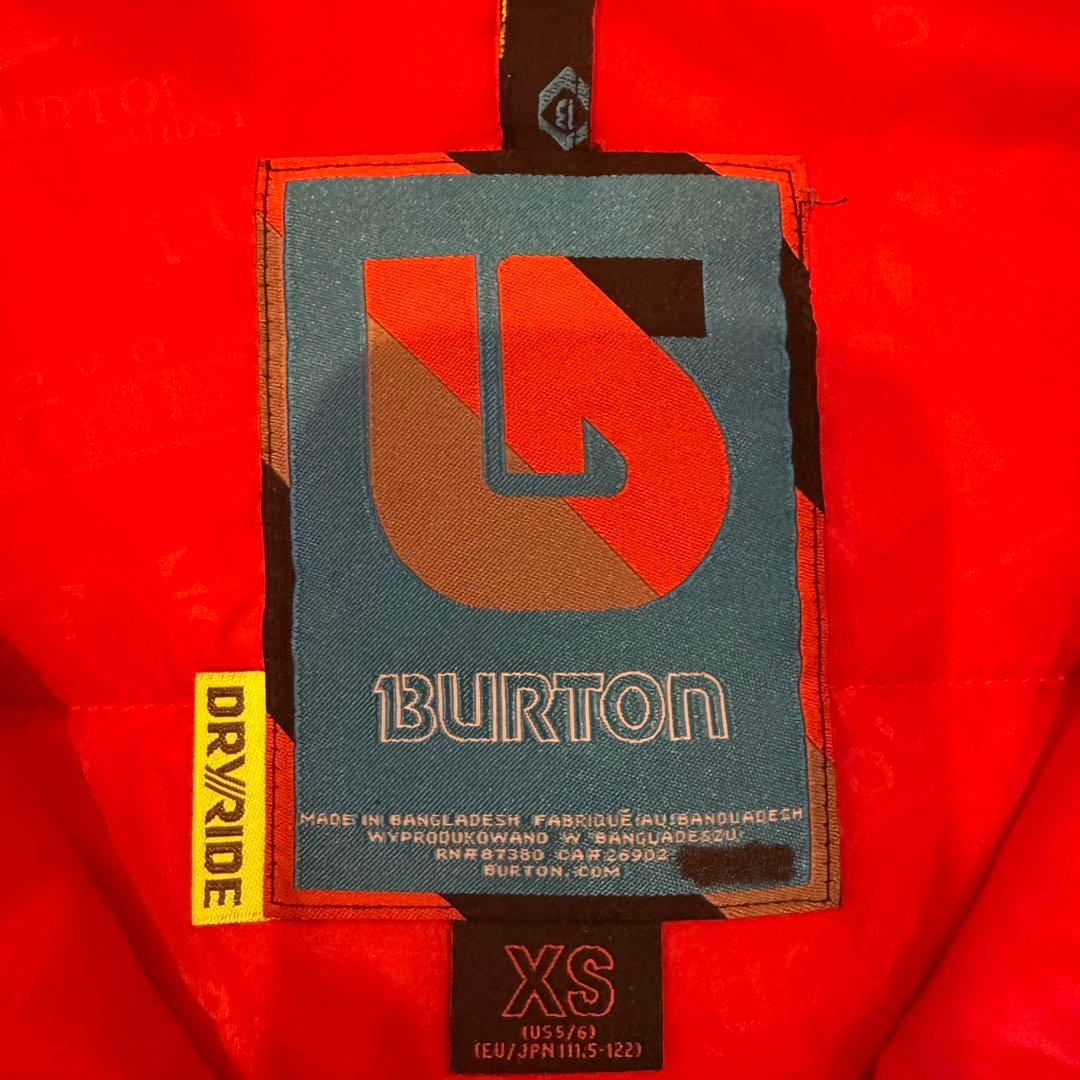 BURTON バートン　キッズ子供 XS スキー スノボーウェア上下セット