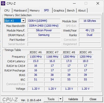 Silicon Power DDR4メモリ 16GB×2枚=計32GB