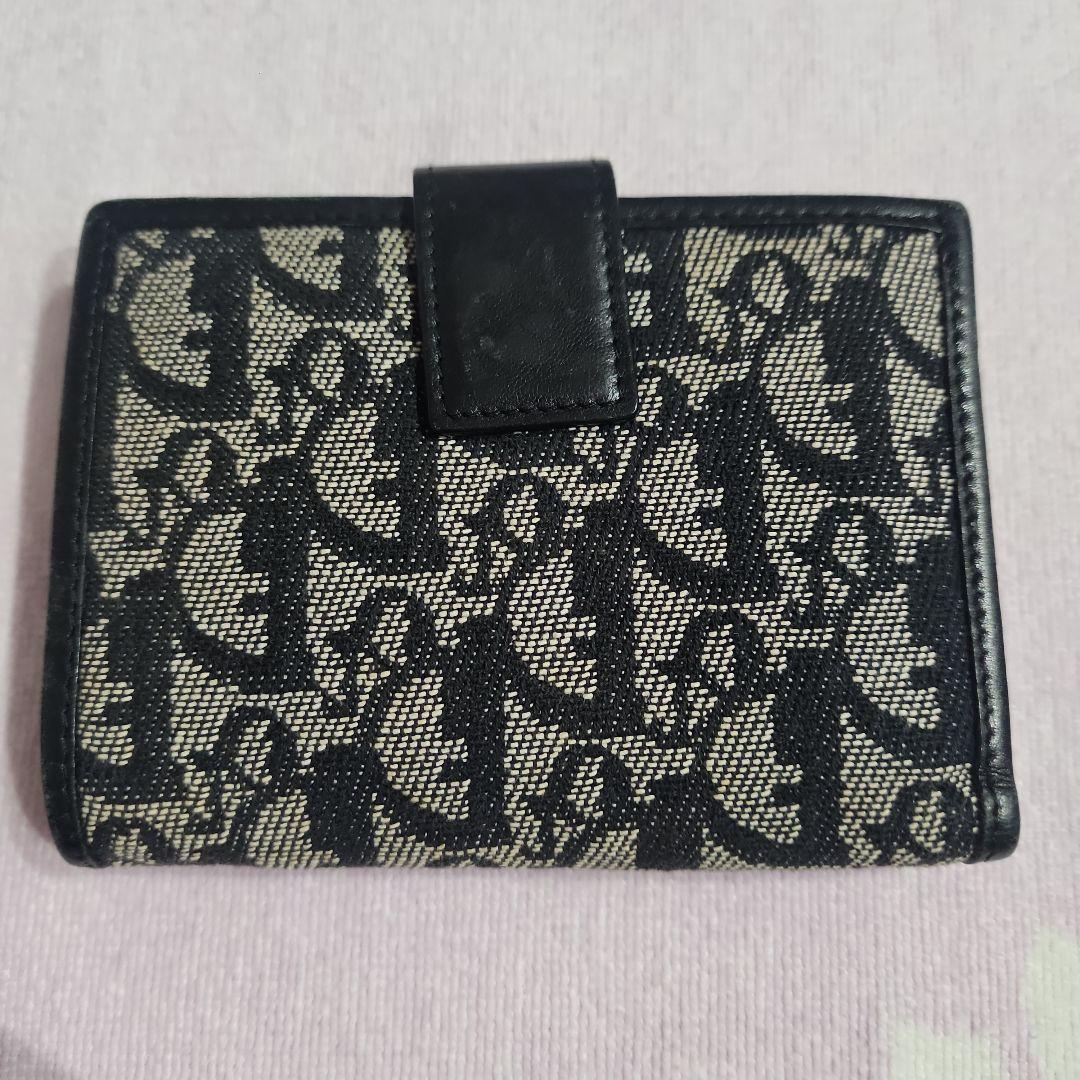 Dior 二つ折り財布 ブラック ベージュ