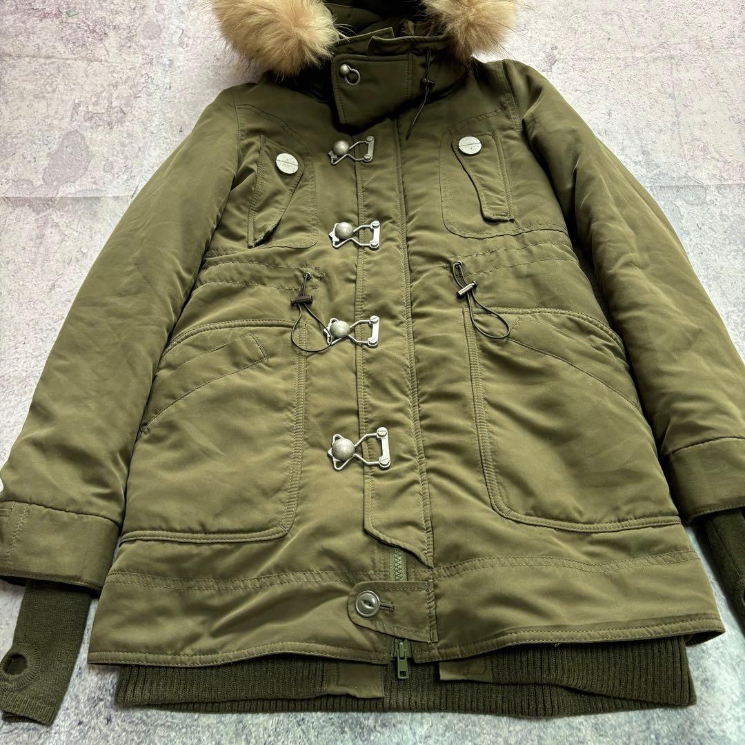 ジャケット・アウター archive grunge military fur fireman coat