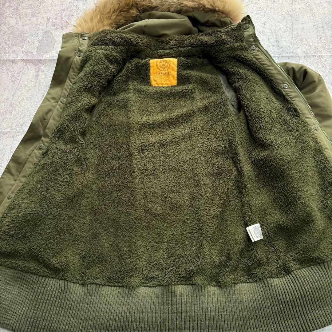 ジャケット・アウター archive grunge military fur fireman coat