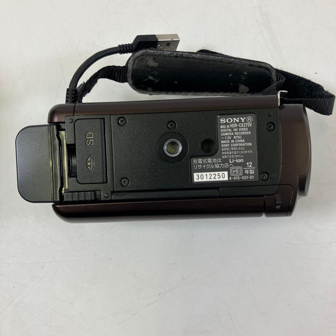 【動作OK】 SONY HANDYCAM HDR-CX270V ビデオカメラ