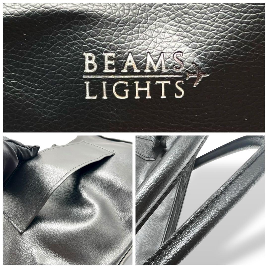 BEAMS LIGHTS ビームス ライツ ボストンバッグ ブラック