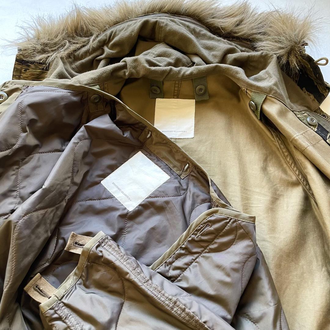 HYSTERIC GLAMOUR モッズコート ウッドストック タイガーカモ
