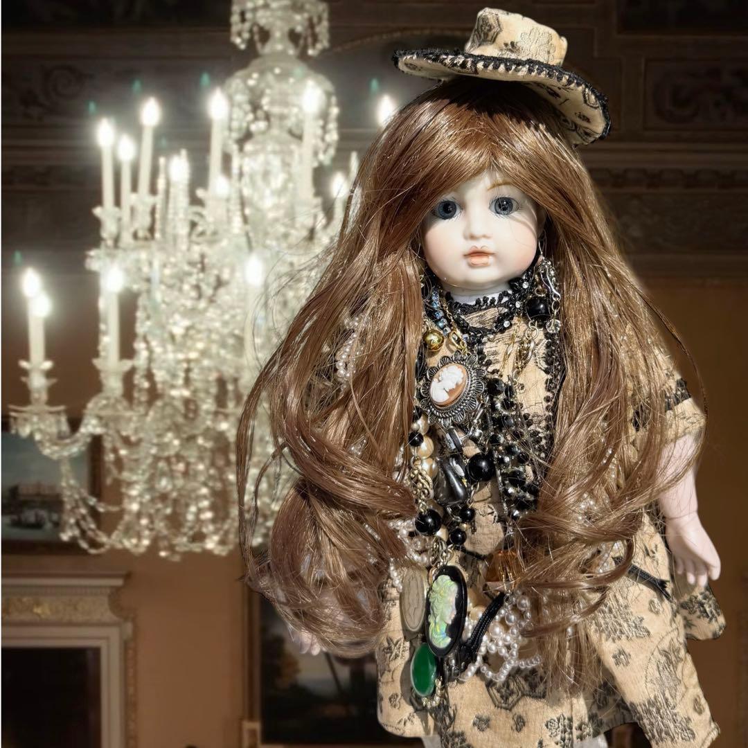 J、パーク ビスクドール ブリュ ジュン作家様　ミニョネット ドレス ボネ