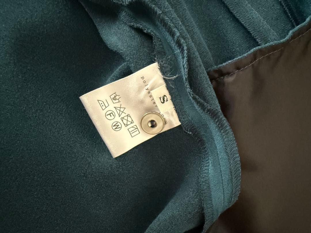 ha|za|ma 2020-21AW 駆け巡るワンピース　ターコイズ
